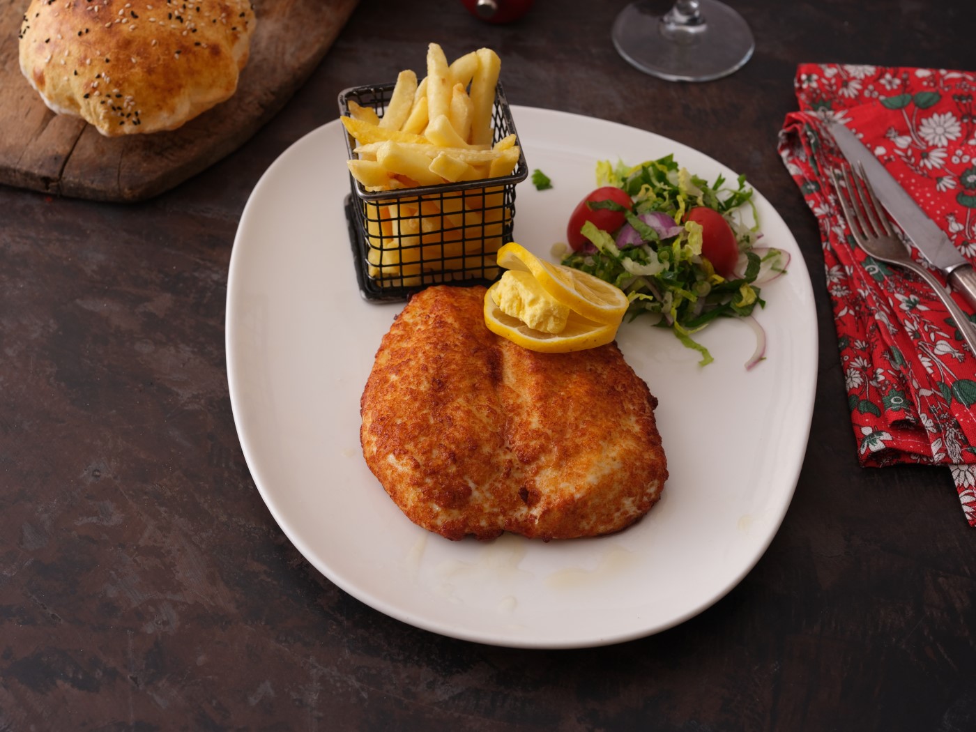 CHICKEN SCHNITZEL