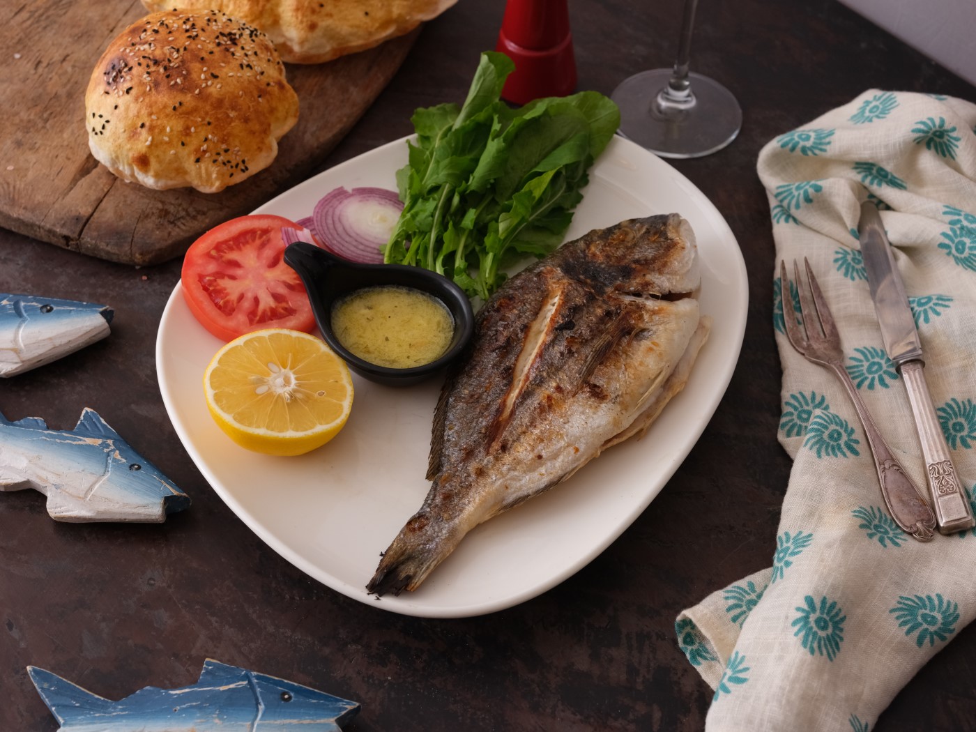 GRILLED SEABREAM